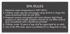 State Pool Sign - Spa Rules - New Mexico