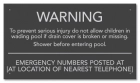 State Pool Sign - Wading Pool - North Carolina Compliant