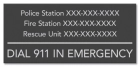 State Pool Signs - Emergency - Tennessee Compliant