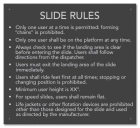 State Pool Signs - Slide Rules - Ohio Compliant