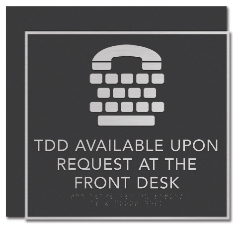 Telephone/TDD w/ Symbol