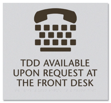 Telephone/TDD w/ Symbol
