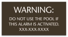 Utah Alarm Warning Sign