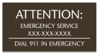 Utah Emergency Pool Sign