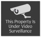 Video Surveillance Sign- Fiberbrite