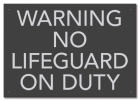 Warning: No Lifeguard on Duty - Missouri