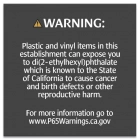 Warning Sign: Plastic and Vinyl - CELTEC Material