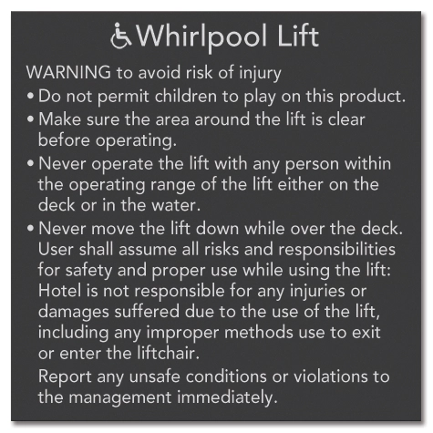 Whirlpool Lift w/ ISA Symbol - Medium