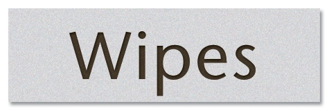 Wipes - Recycling Signs