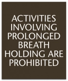 Wisconsin Breath Holding Pool Sign