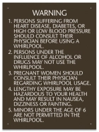 Wisconsin Spa Rules Sign