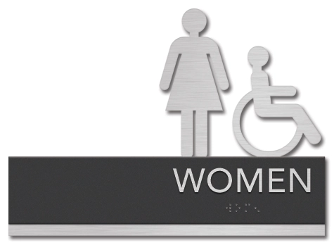 Women Sign w/Female & ISA Symbols