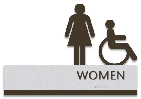 Women Sign w/Female & ISA Symbols