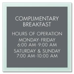 10-Line General Information Sign