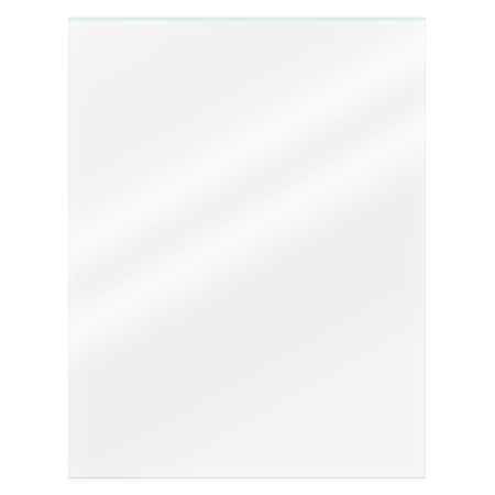 11" x 8.5" Clear Plexiglass Panel for Sign Holders