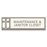 2-Line Common Room Sign (Extended Width)