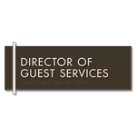 2-Line Common Room Sign (Extended Width)