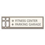 2-Line Directional Sign (Extended Width)