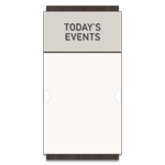 2-Line Informational Sign w/ Insert Window