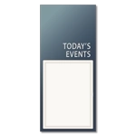 2-Line Informational Sign w/ Insert Window