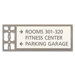 3-Line Directional Sign