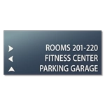 3-Line Directional Sign