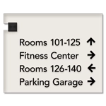 4-Line Directional Sign