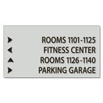 4-Line Directional Sign