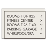 5-Line Directional Sign