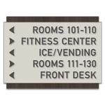 5-Line Directional Sign