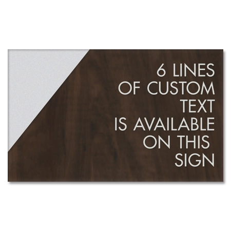 6-Line General Information Sign