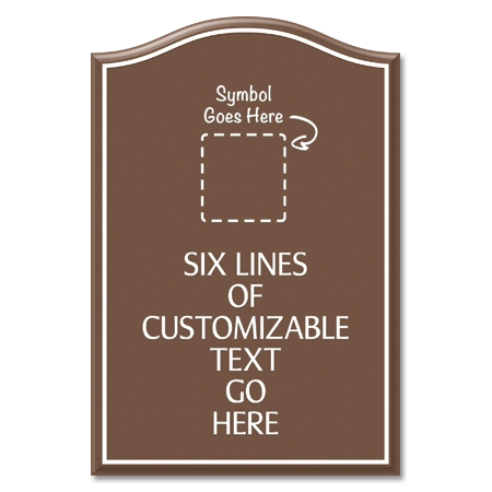 6-Line General Information sign w/Symbol