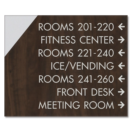 7-Line Directional Sign