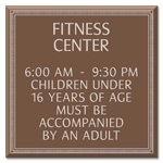 8-Line Common Room Sign