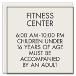 8-Line Common Room Sign