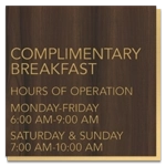 8-Line General Information Sign