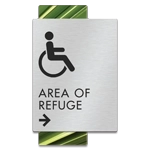 Accessible Direction Sign w/ ISA