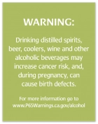 Alcohol Warning Sign: Pregnancy and Birth Defects