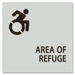 Area of Refuge Sign - Dynamic ISA Symbol