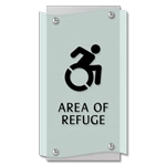 Area of Refuge Sign - Dynamic ISA Symbol