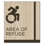 Area of Refuge Sign - Dynamic ISA Symbol