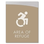 Area of Refuge Sign - Dynamic ISA Symbol