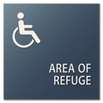 Area of Refuge Sign - ISA Symbol