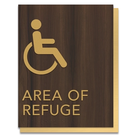 Area of Refuge Sign - ISA Symbol