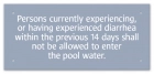 California Diarrhea Pool Sign