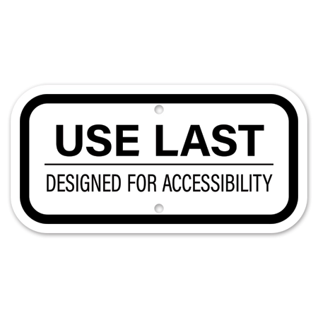 EV Parking Sign - Accessible Space