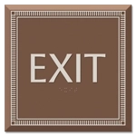 "Exit" Egress Sign - CA Compliant