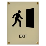 Exit Sign w/ Symbol