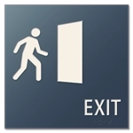 Exit Sign w/ Symbol