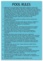 Illinois Pool Rules Sign